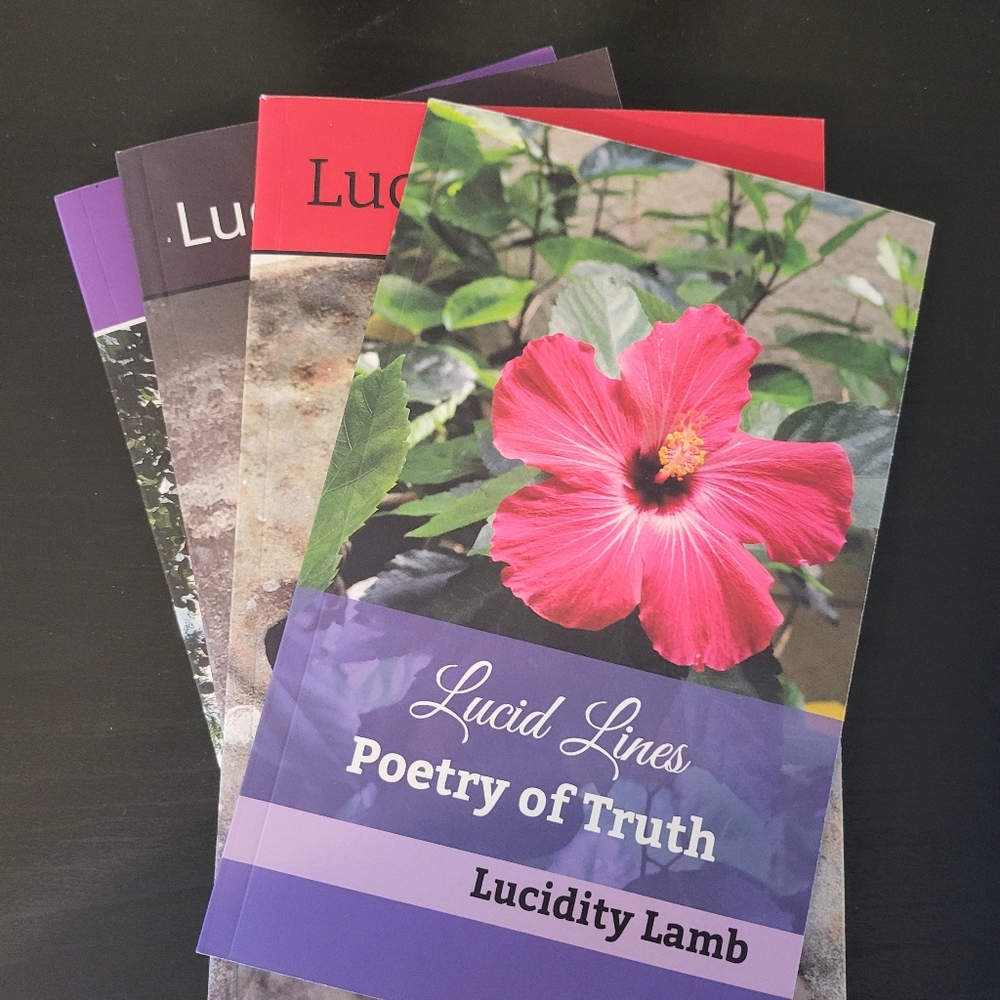 Signed Set of 4 Poetry Books, Lucid Lines